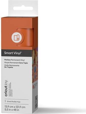 Produktbild Cricut Smart Vinyl Permanent Joy 14x122cm 1 sheet Mat Orange (P)