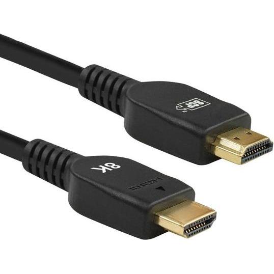 SCP 992-UHS-3M Ultra High Speed HDMI - HDMI Max 7680x4320 60Hz 4:4:4 Sort 3m, Cavo video