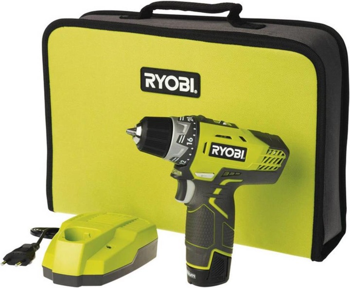 Actual product image Ryobi R12DD-L13S cordless drill driver (Rechargeable battery operated)