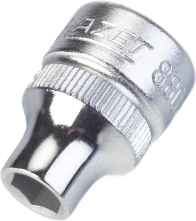 Actual product image HAZET Socket ∙ 12-point 880A-1/4 ∙ Square, hollow 10 mm (3/8 inch) ∙ Outside 12-point traction prof… (1/4")