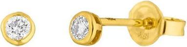 Ohrstecker MY FIRST DIAMOND, 18 Karat Gelbgold (18 Karat (750er) Gelbgold)