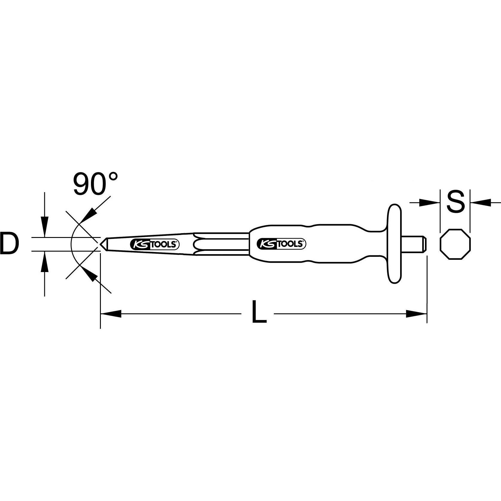 Thumbnail - KS Tools, Meissel, Körner