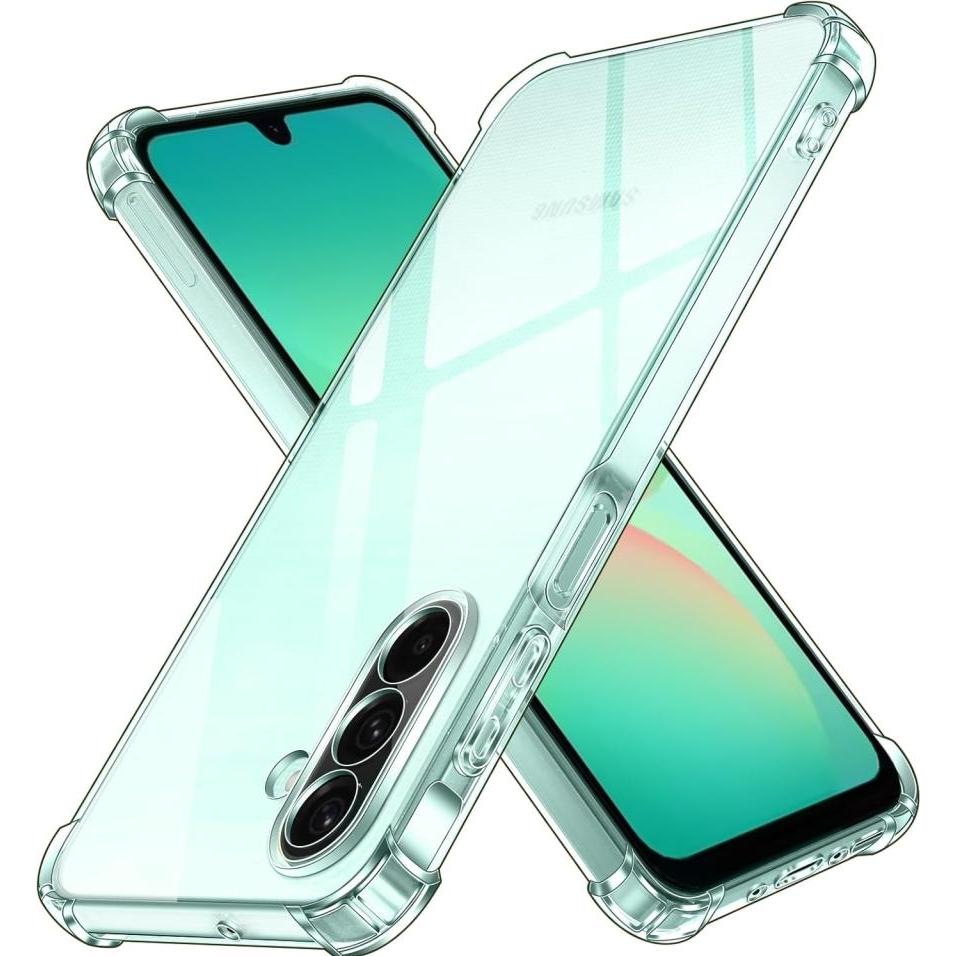 Screenguard Crystal Soft Airbag Bumper Hülle (Samsung Galaxy A26), Smartphone Hülle, Transparent