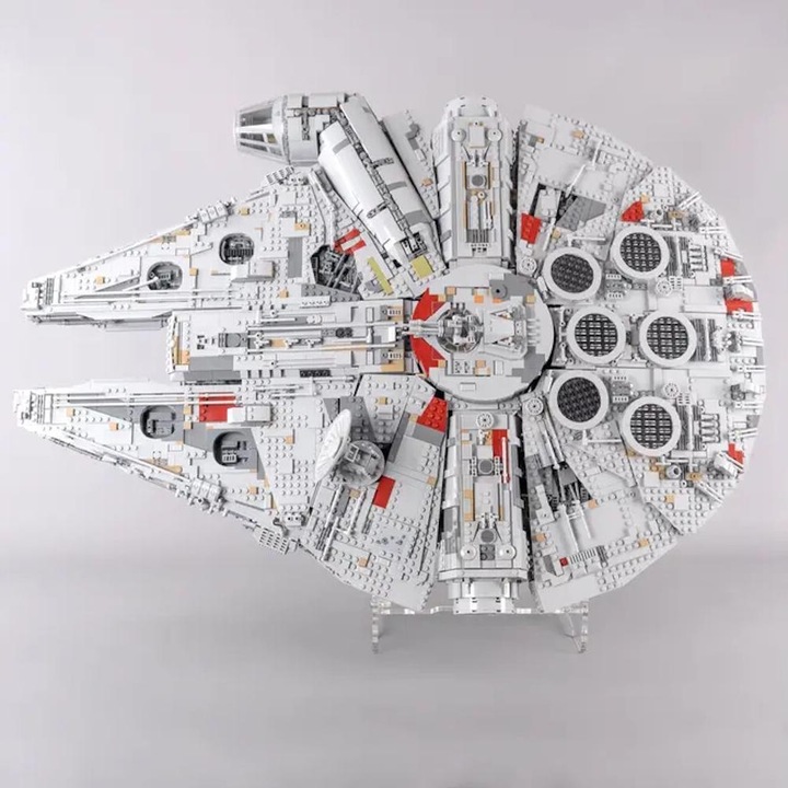 Produktbild iDisplayit Acryl-Ständer 2 in 1 für LEGO® 75192 Star Wars UCS Millennium Falcon