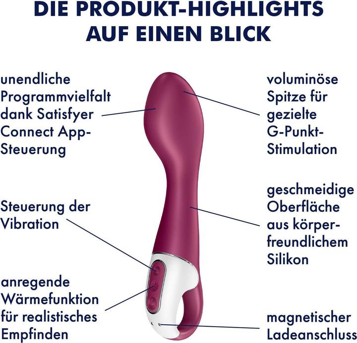 Productafbeelding Satisfyer Hot Spot Verwarmende G-Spot Vibrator