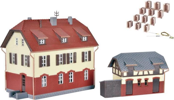 Actual product image Kibri 37112 N Railway building with
