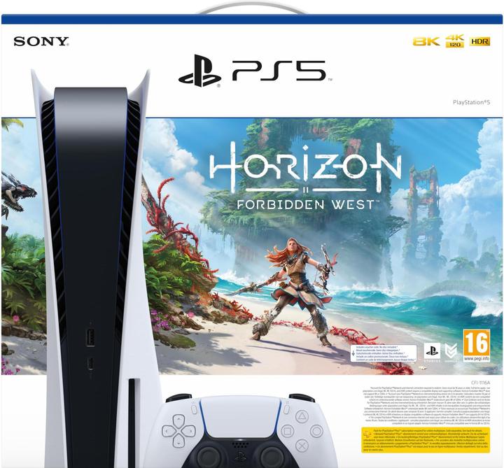 Produktbild Sony Playstation 5 + Horizon Forbidden West Bundle