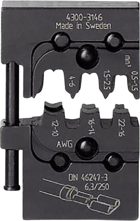 Phoenix Contact Crimp die Unisolated flax