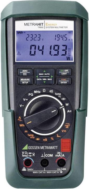 Produktbild Gossen Hand-Multimeter digital Metraw (CAT IV 300V, CAT III 600V)