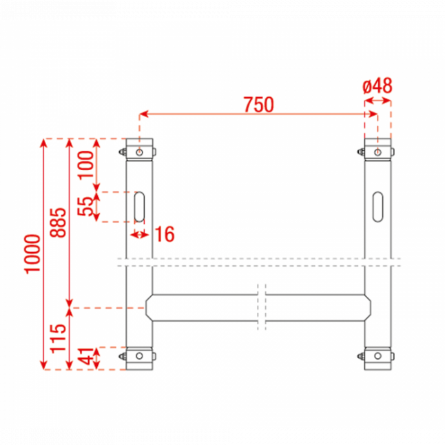 Produktbild Showtec H-Downrigger