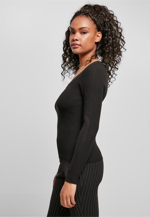 Produktbild Urban Classics Ladies Wide Neckline Sweater (S)