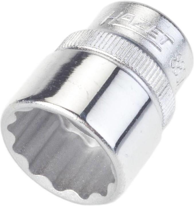 Actual product image HAZET Socket ∙ 12-point 880AZ-11/16 ∙ Square, hollow 10 mm (3/8 inch) ∙ Outside 12-point traction p… (11/16")
