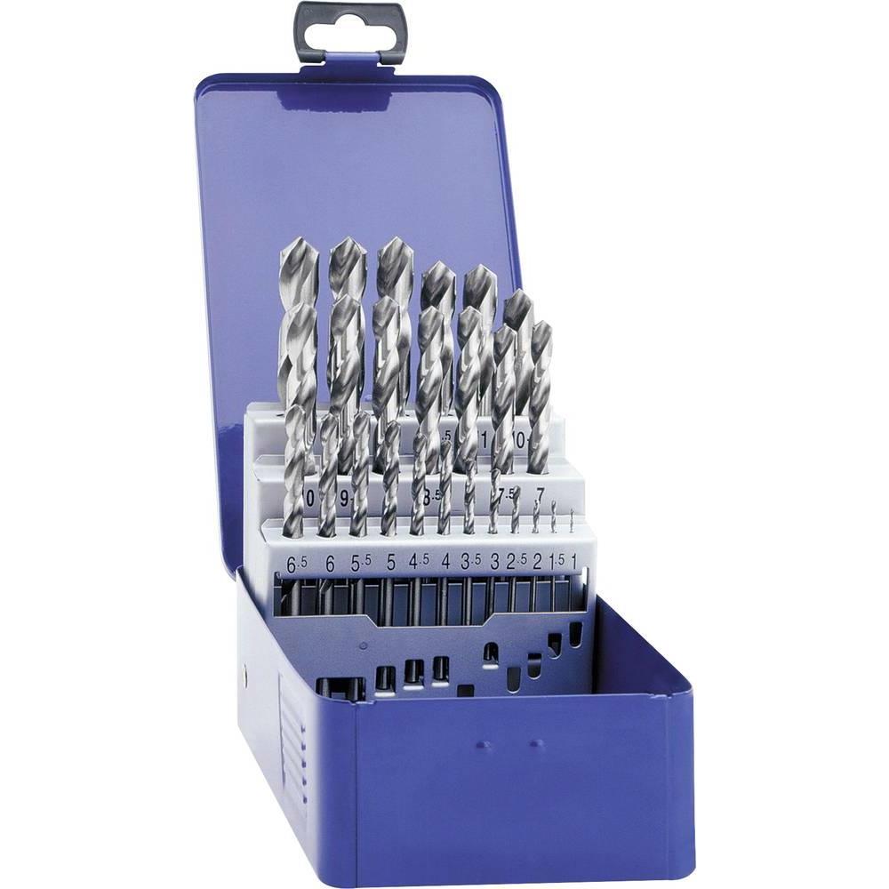 Exact, Bohrereinsatz, HSS Metall-Spiralbohrer-Set 19 (1 mm, 1.5 mm, 2 mm, 2.5 mm, 3 mm, 3.5 mm, 4 mm, 4.5 mm, 5 mm, 5.5 ...