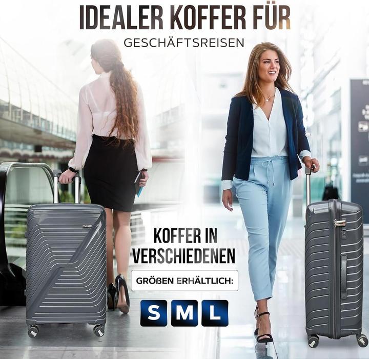 Image du produit DS-Lux Ensemble de 3 valises rigides (88 l)