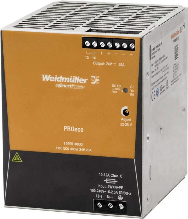Produktbild Weidmüller Hutschienen-Netzteil (DIN-Rail