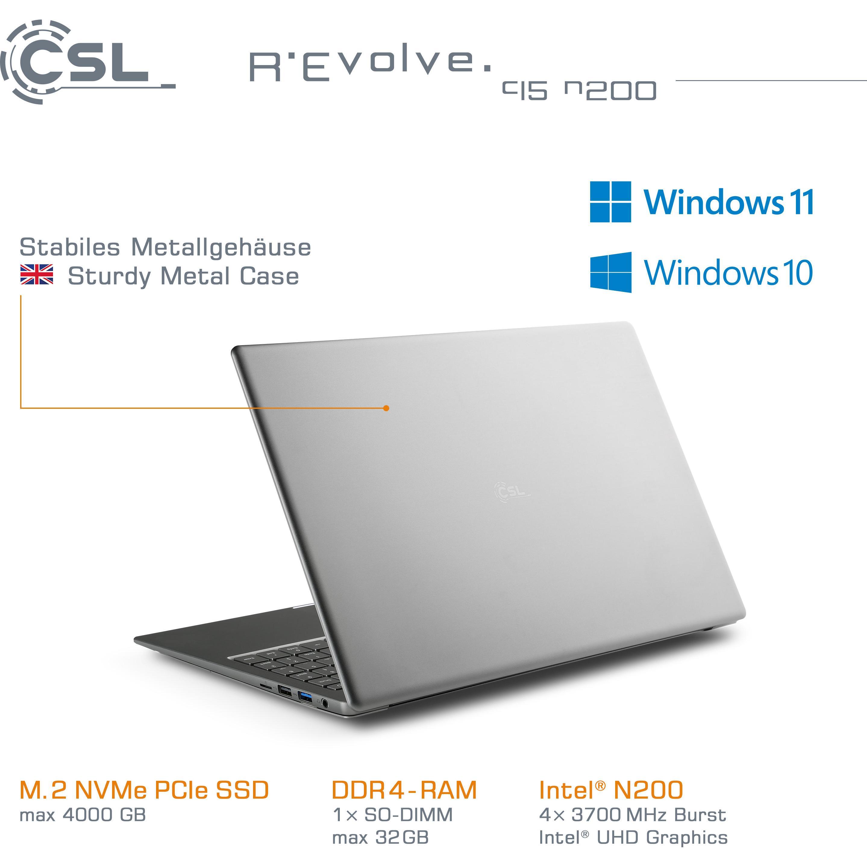 Thumbnail - CSL Notebook R'Evolve C15 v3 8GB 500GB Windows 11 Pro (15.60", 8 GB, 500 GB, DE), Notebook, Grau