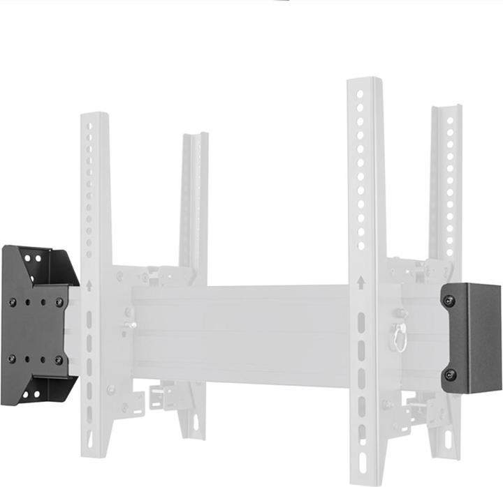 Actual product image Hagor 3225, Support, Noir, Acier, 3210, 3211, 3212, 100 mm, 130 mm