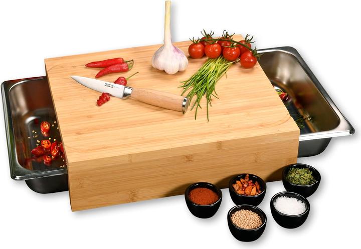 Image du produit Kesper Schneidebrett mit Auffangschalen