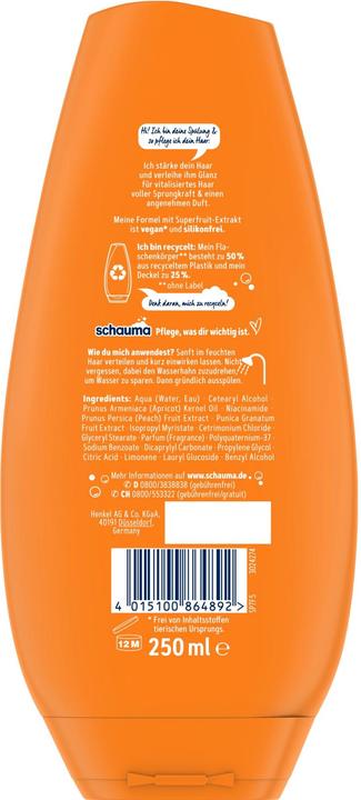 Immagine prodotto Schwarzkopf Spülung Superfruit & Glanz 250ml (250 ml)