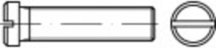 Produktbild Toolcraft Flachkopfschrauben M4 12 mm Sc (100 Schrauben pro Stück)