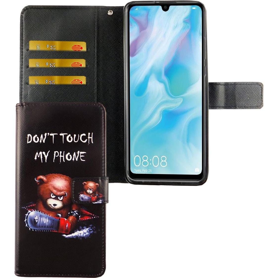 Thumbnail - König Design Hülle Handy Schutz für Huawei P30 Lite Case Cover Tasche Wallet Etui Handyhülle (Huawei P30 Lite), Smartpho...