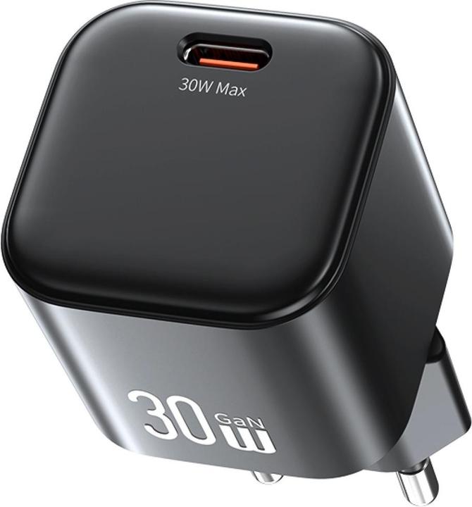 Produktbild Usams Wall Charger JO Series CC262 30W USB-C + 1m USB-C/Lightning Cable White (30 W, 1 Port)