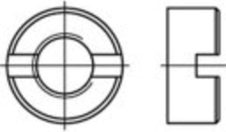 Productafbeelding Toolcraft Sleufmoeren (M6)