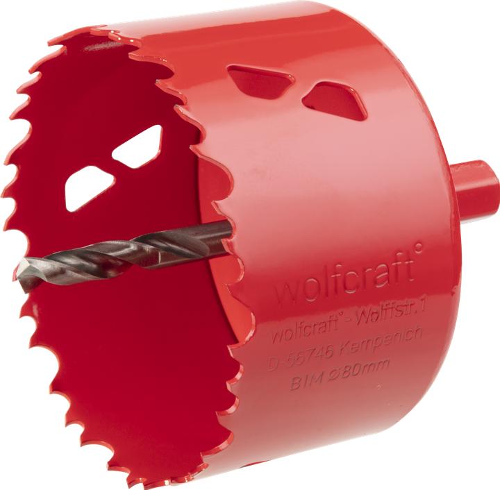 Produktbild wolfcraft 1 Lochsäge BiM ø80mm (6 mm)