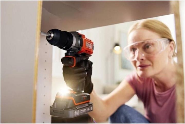 Actual product image Black & Decker Black&Decker cordless drill driver 18V, without battery BCD382XN (Drill driver)