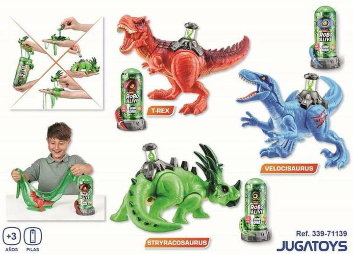 Produktbild Roboalive ROBO ALIVE-DINO DNA-DINO DNA PLAYSET,S1,TUBE,8PC