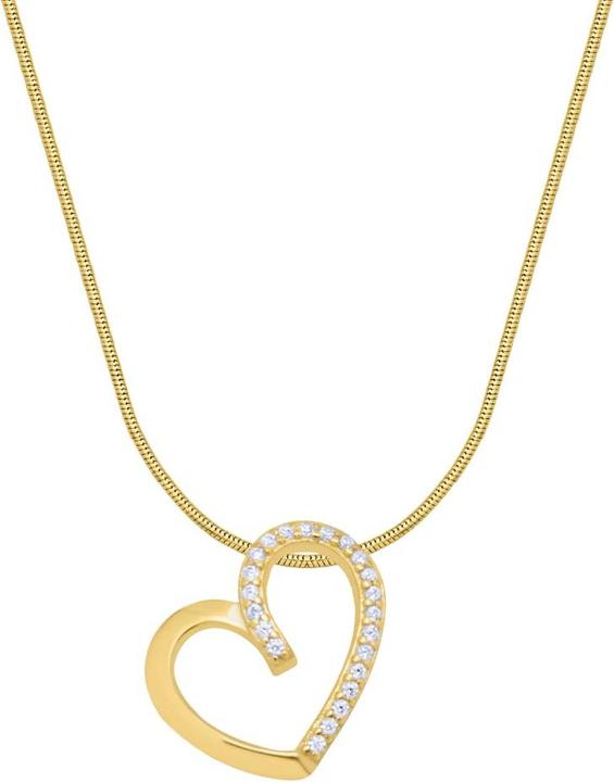 Image du produit Candy Collier Elysée, argent sterling 925, plaqué or (Plaqué or 18k, Argent sterling 925, Argent massif de 925, 42 cm)