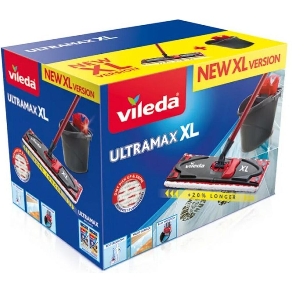 Vileda Ultramax XL, Utensili pulizia, Nero, Rosso