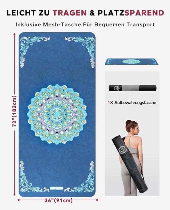 Produktbild Hapbear Rutschfeste Yogamatte (6 mm)