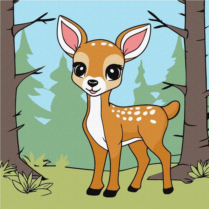 Produktbild Ideyka Malen nach Zahlen - Magischer Hirsch