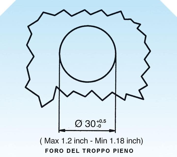 Produktbild Lira Abflussgarnitur mit abnehmbarem Grillrost und Überlauf