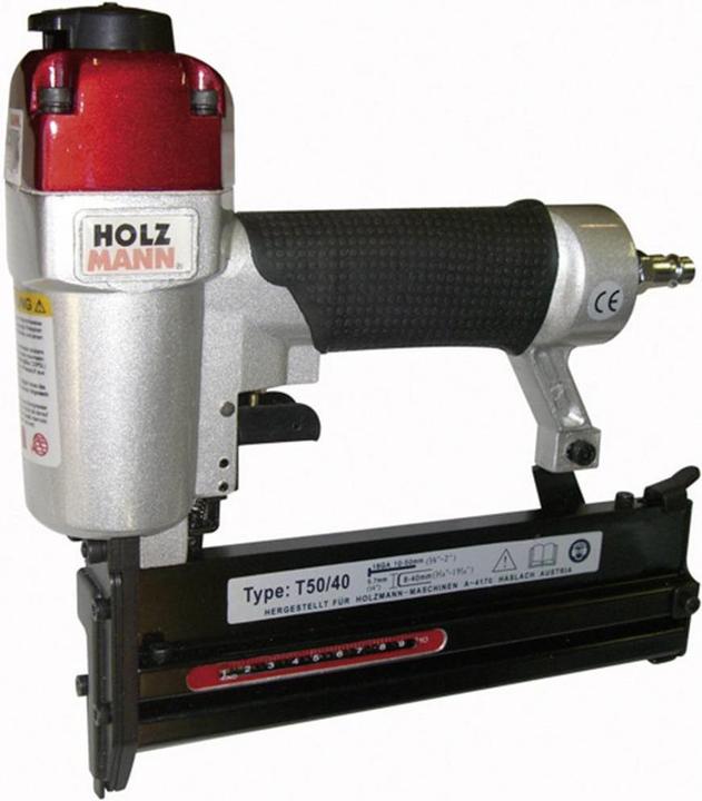 Produktbild Holzmann Druckluft-Tacker T5040 (Nagelpistole, Tacker)