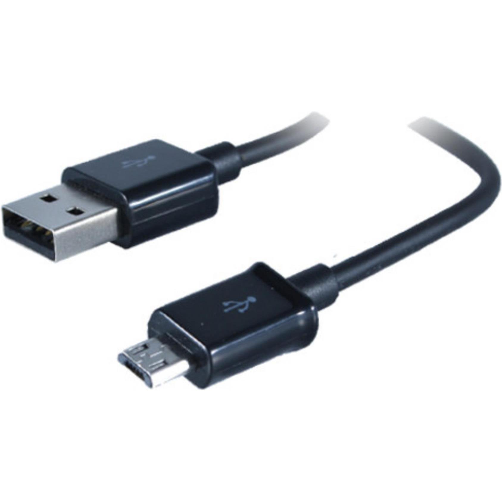 Shiverpeaks S/CONN maximum connectivity Smartphone-Adapter-Datenkabel Micro-USB 2.0-- USB-A-Stecker auf USB-B Mi (1 m) (33908)