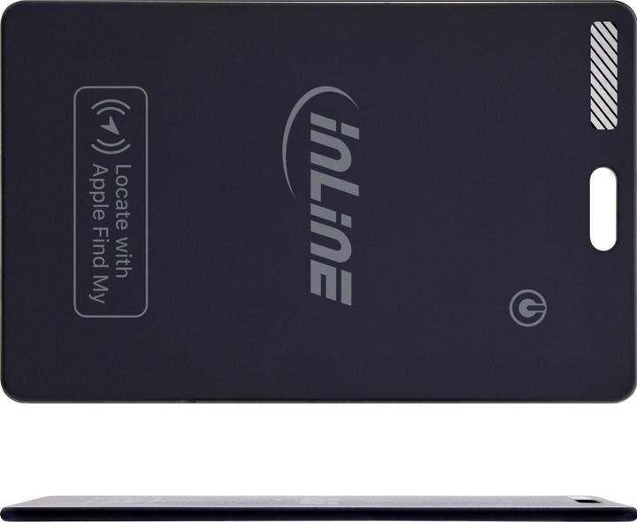 Produktbild InLine ® Wallet Finder, smarte Karte für die Geldbörse, Qi-Aufladung, 100mAh, IPX5 (Bluetooth)