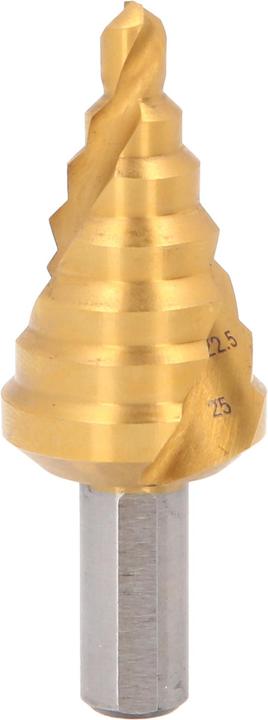 Actual product image KS Tools HSS-TiN step drill (25 millimetres)