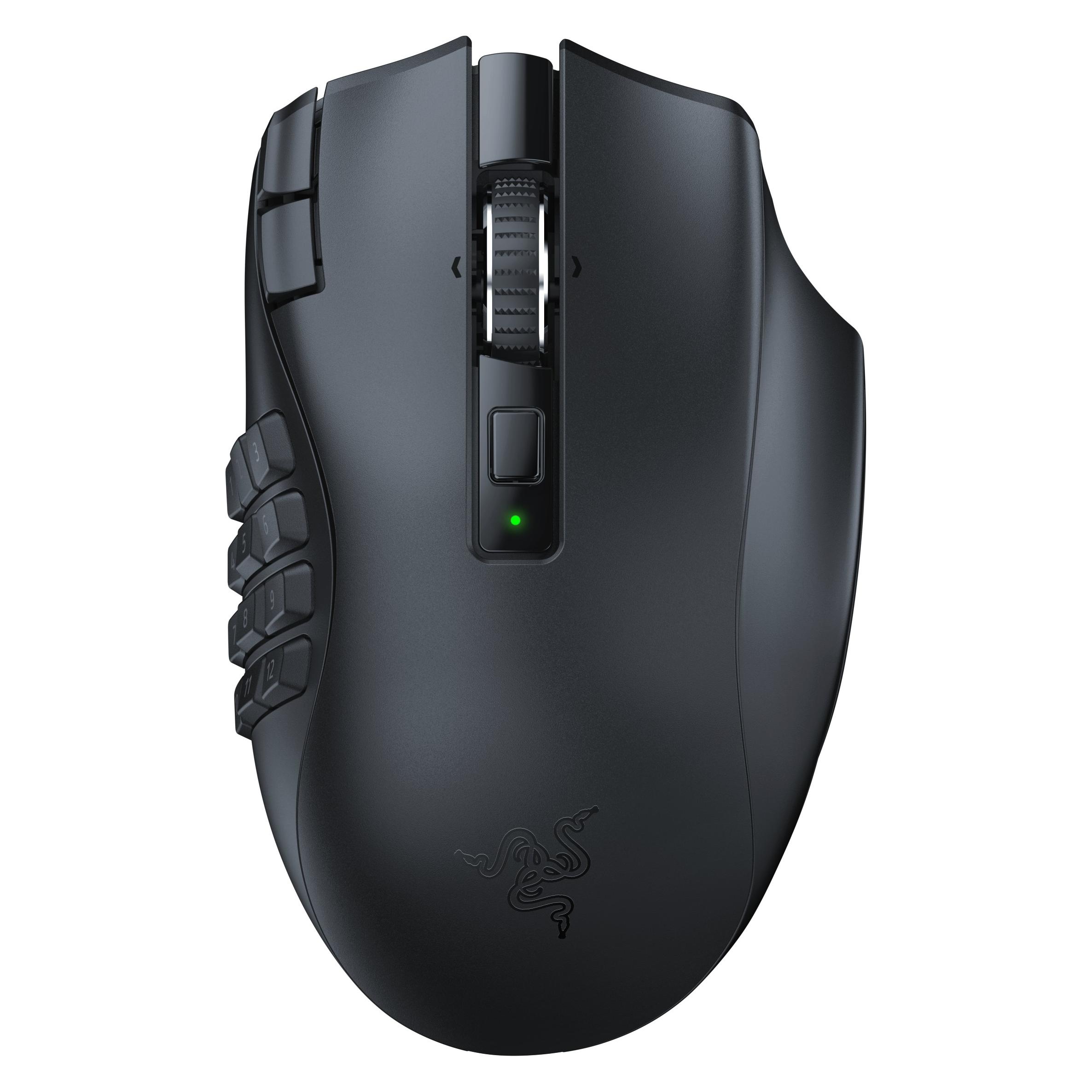 Razer Naga V2 HyperSpeed (Kabellos), Maus, Schwarz