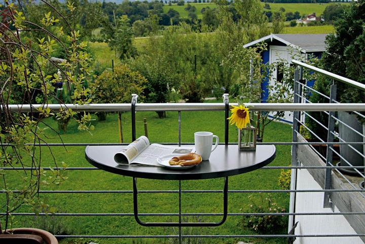 Produktbild Best Balkonhängetisch Butler 50 x 100 H 8 cm anthrazit (100 cm)