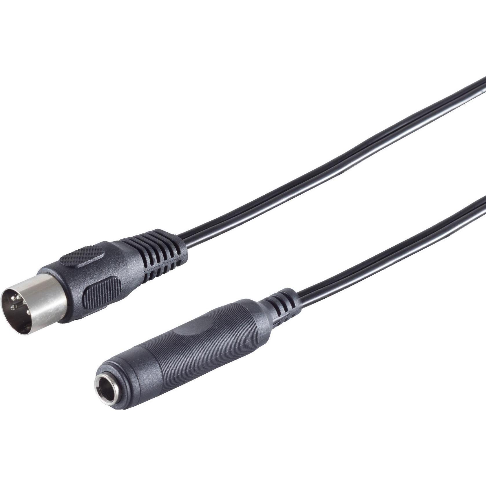 Shiverpeaks S/CONN maximum connectivity Diodenkabel-DIN-Klinke-Diodenstecker 5-pol. auf Klinkenkupplung 3-pol. 6 (0.01 m...
