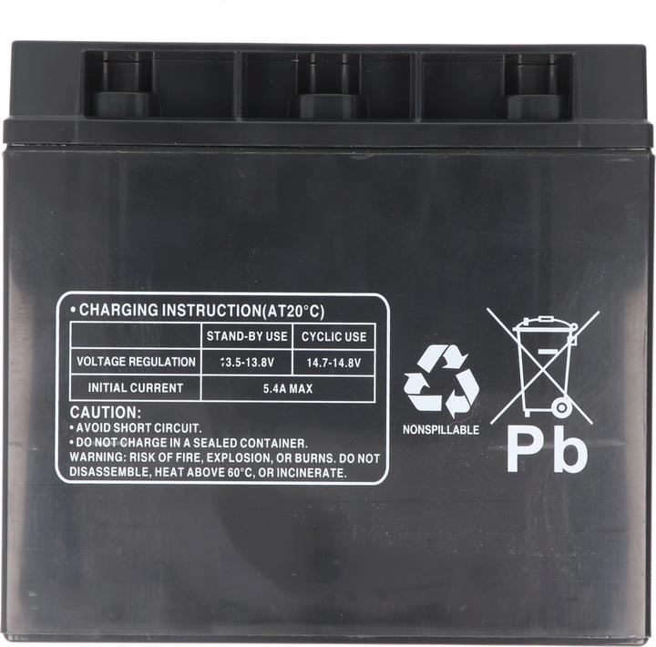 Actual product image Multipower MPL18-12 12V 18Ah Long Life Bleiakku AGM Blei Gel Akku (12 V, 18 Ah)