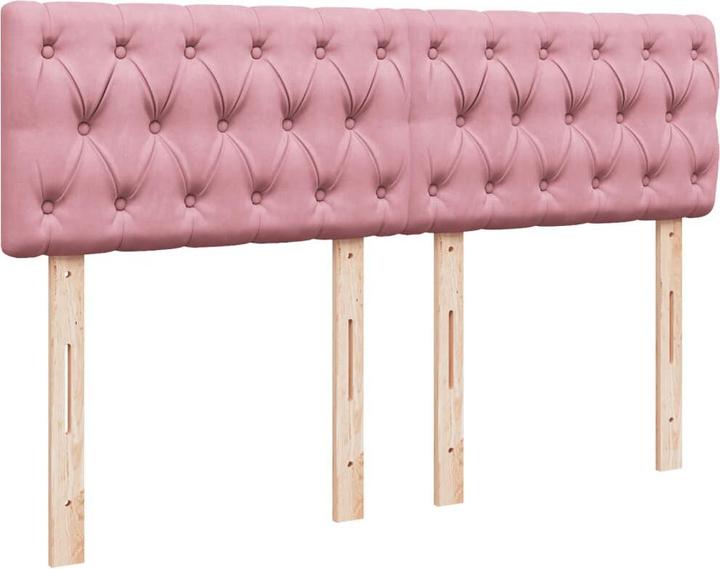 Image du produit vidaXL Bo x lit de saut avec matelas 160 x 200 cm velours (160 x 200 cm)