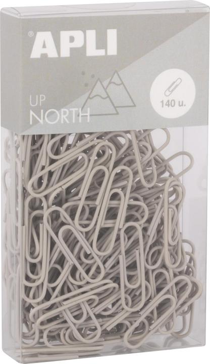Apli Büroklammern NORTH grau 140 Stück (140x)