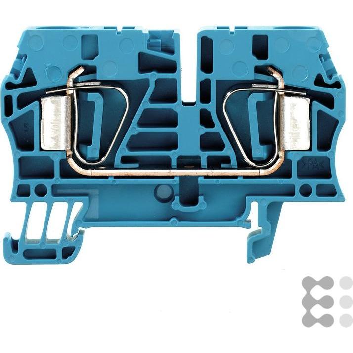 Weidmüller Reihenklemme ZDU 6 blau, Elektronikzubehör + Gehäuse, Blau