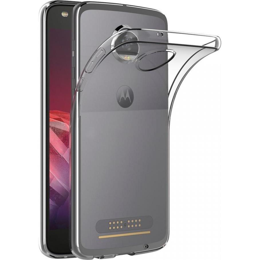 Screenguard Motorola Moto Z2 Play Flexible TPU Clear Case (Motorola Moto Z2 Play), Smartphone Hülle, Transparent