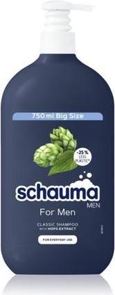 Produktbild Schwarzkopf Schauma For Men Shampoo 750ml - Schauma (750 ml, Flüssiges Shampoo)