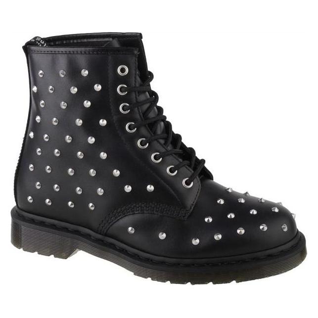 Dr. Martens, Herren, Boots + Stiefel, Kampfstiefel Mit Nieten, Schwarz, (46)