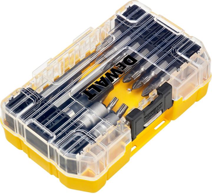 Actual product image DeWalt nozzle set 40 pcs (DT70702QZ) (Cross Phillips PH M1, Cross Phillips PH M2, Cross Phillips PH M3, Cross Pozidriv PZ M2, Cross Pozidriv PZ M3, Hexagon socket TX M10, Hexagon socket TX M15, Hexagon socket TX M25, Hexagon socket TX M30)